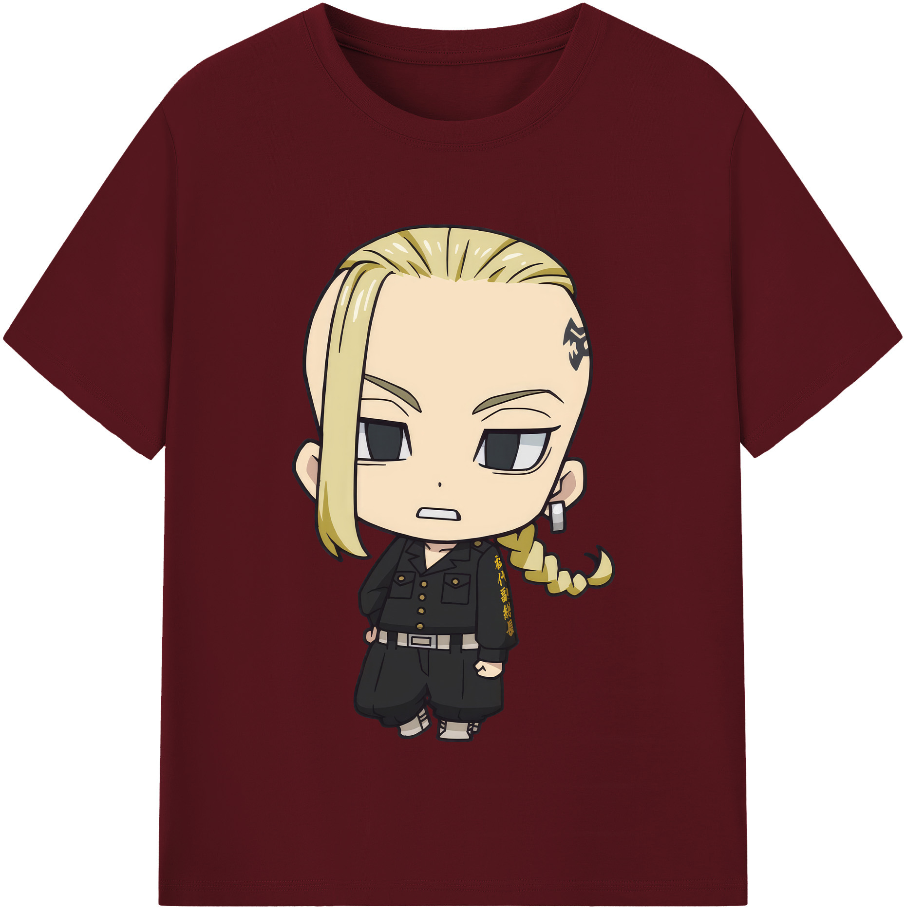 （画像用） 東京リベンジャーズ Tokyo Revengers 綿100％半袖Tシャツ（フロントプリント）